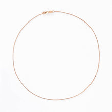 Box Chain Necklace (With Extension) - Rose Gold