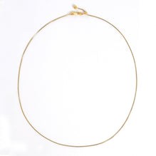 Adjustable Silver Chain Necklace - Gold
