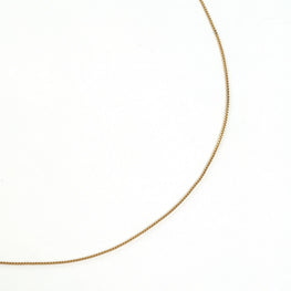 Adjustable Silver Chain Necklace - Gold