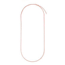 Long Bead Chain - Rose Gold