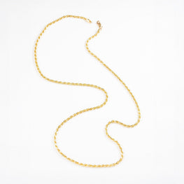 Long Chain Necklace - Gold
