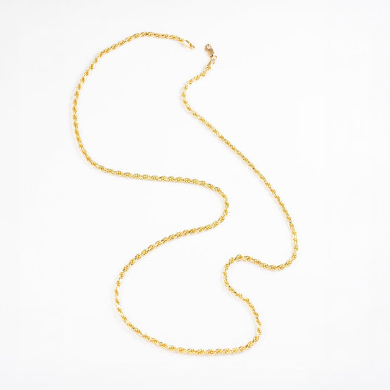 Long Chain Necklace - Gold