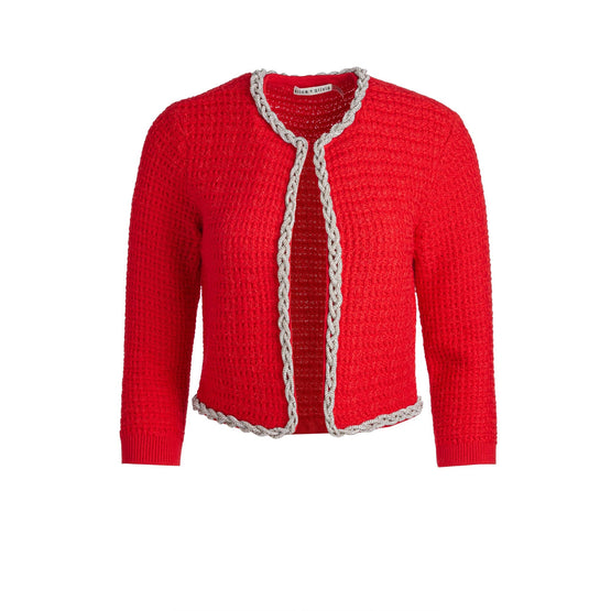 Women Akira Embellished Cardi - Red [價格已含稅]