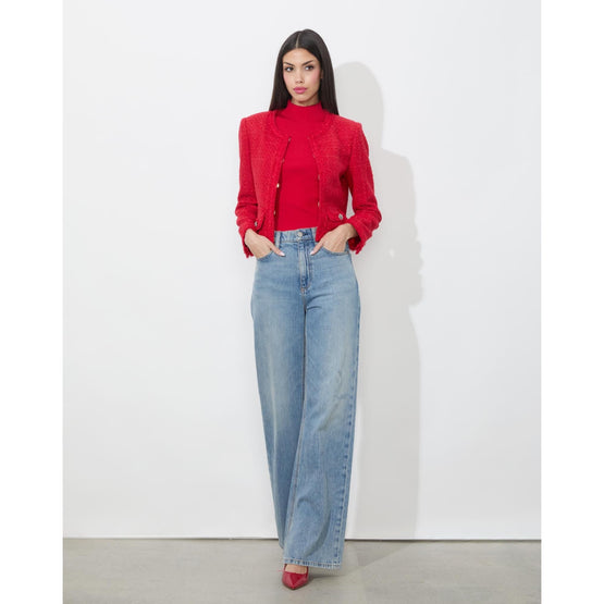 Women Landon Cropped Box Jacket - Red [價格已含稅]
