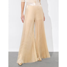 Women Rosalie Hr Pltd Wide Leg Pant - Gold [價格已含稅]