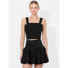 Women Natalia Lace Up Bk Cropped Top - Black [價格已含稅]