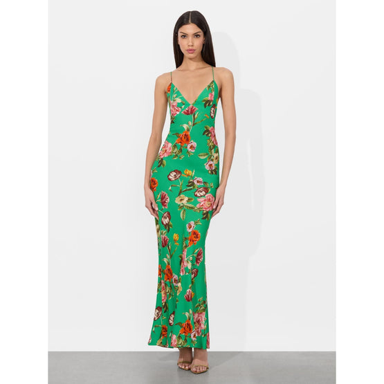 Women Loma V Neck Cami Maxi Slip Dress - Multi [價格已含稅]