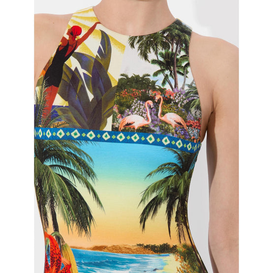 Women Pania Racer Neck Maxi Dress - Multi [價格已含稅]