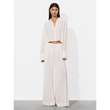 Women Jenna Pltd Wide Leg Pull On Pant - White [價格已含稅]