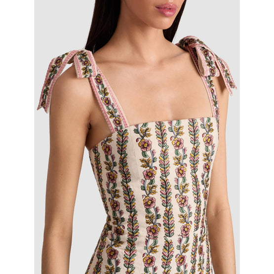 Women Maryann Embr Tie Shldr Dress - Multi [價格已含稅]