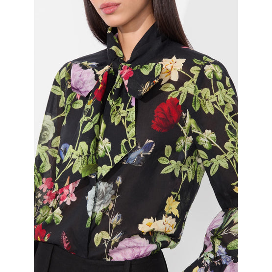 Women Lloyd Slit Sleeve Btn Dwn Blouse - Multi [價格已含稅]