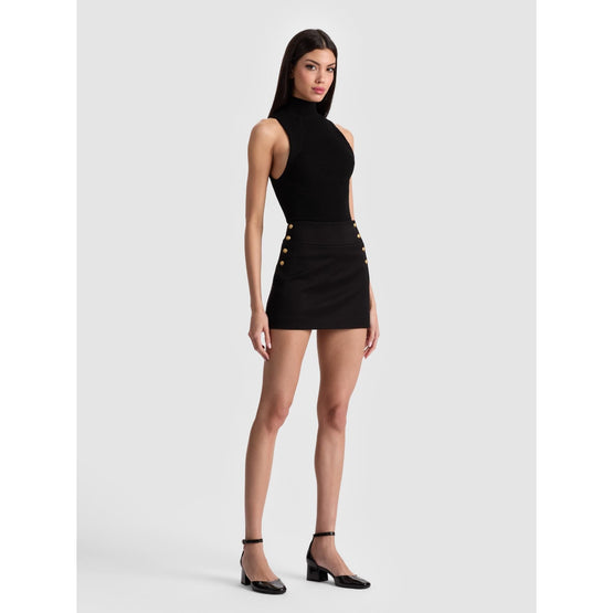 Women Narin Hr Button Front Skirt - Black [價格已含稅]