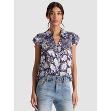 Women Martel Flutter Sleeve Blouse - Blue [價格已含稅]