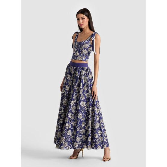 Women Nilda Voluminous Maxi Skirt - Blue [價格已含稅]