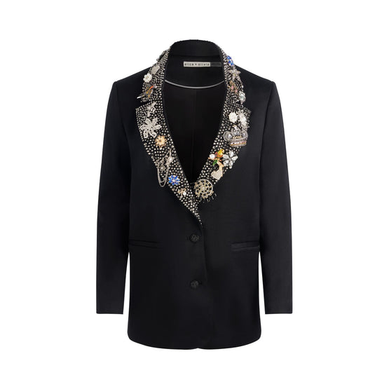 Women Elna Embell Long Blazer - Black [價格已含稅]