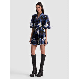 Women Cora Voluminous Tiered Mini Shirt Dress - Blue [價格已含稅]