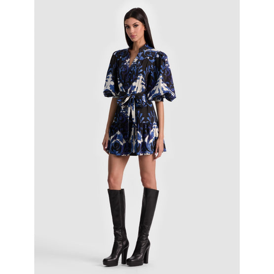 Women Cora Voluminous Tiered Mini Shirt Dress - Blue [價格已含稅]