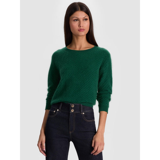 Women Carolee Crewneck Pullover - Green [價格已含稅]