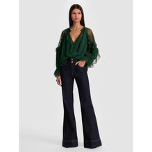 Women Aleena Lace Cold Shldr Tie Ft Blouse - Green [價格已含稅]