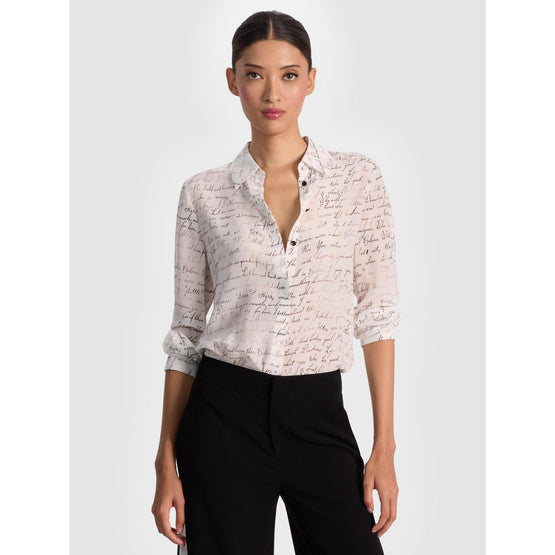 Women Willa Placket Top - White [價格已含稅]