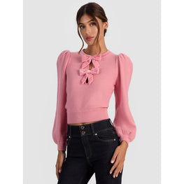Women Doris Puff Sleeve Pullover - Pink [價格已含稅]