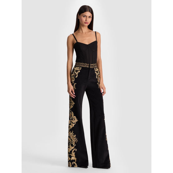Women Dylan Embr Hr Wide Leg Pant - Multi [價格已含稅]