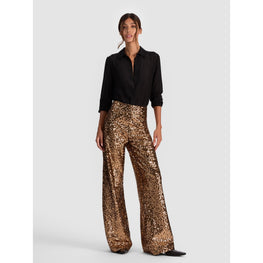 Women Athena Sequin Pant - Gold/Black [價格已含稅]