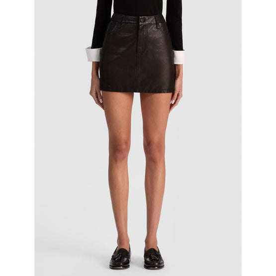 Women Joss Hr Lthr Mini Skirt - Black [價格已含稅]