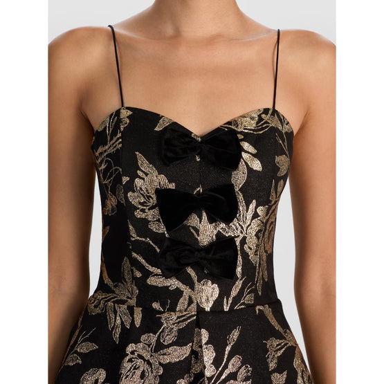 Women Daniela Bow Ft Structured Pltd Mini Dress - Multi [價格已含稅]