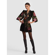 Women Antonette Ls Btn Front Mini Dress - Black/Multi [價格已含稅]