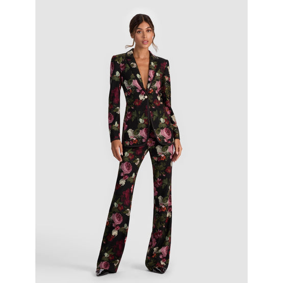 Women Breann Long Fitted Blazer - Black/Multi [價格已含稅]