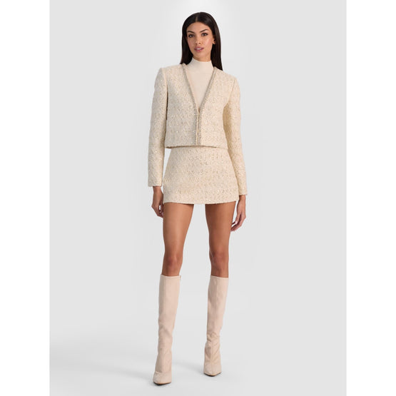 Women Kidman Embell Open Ft Cropped Jacket - Tan [價格已含稅]