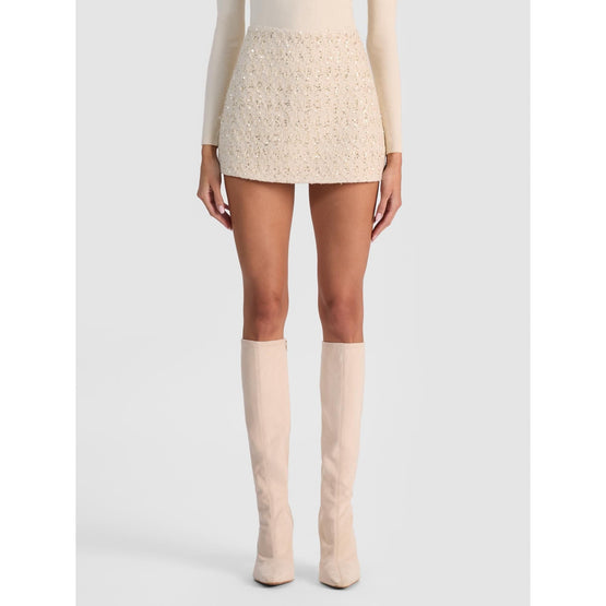Women Rubi Lr Micro Skirt - Tan [價格已含稅]