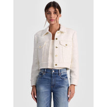 Women Chloe Tweed Cropped Jacket - White [價格已含稅]