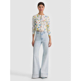 Women Carson Printed Cardigan - White, Multi [價格已含稅]