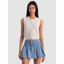 Women Loly Button Front Vest - White, Multi [價格已含稅]