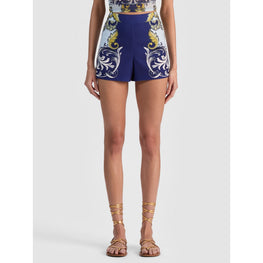 Women Hera Hr Back Zip Short - Blue, Multi [價格已含稅]
