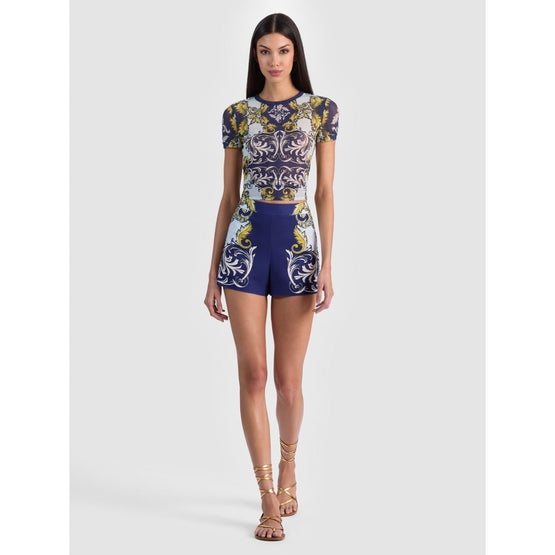 Women Hera Hr Back Zip Short - Blue, Multi [價格已含稅]