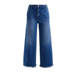 Women Emory Hr Wide Leg Stove Pipe Cropped Jean - Multi [價格已含稅]