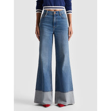 Women Wilson Hr Wide Leg Jean Reversed Seam Hem - Blue [價格已含稅]