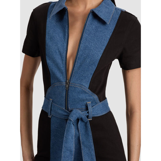 Women Gorgeous Wide Leg Jumpsuit - Blue, Black [價格已含稅]