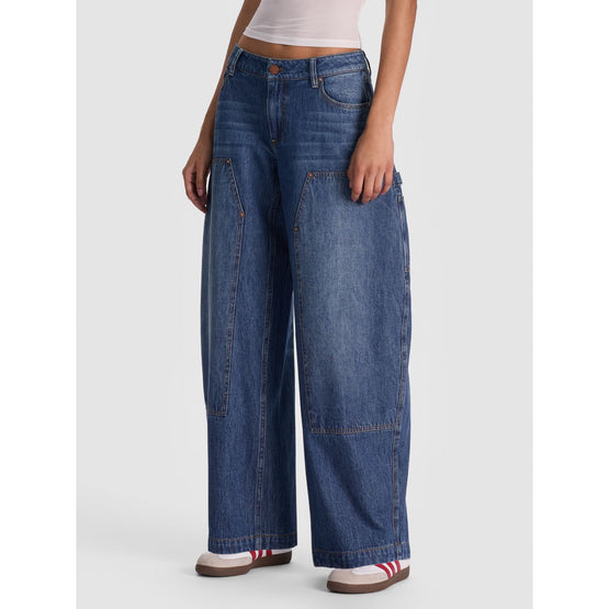 Women Andie Lr Carpenter Barrel Jean - Blue [價格已含稅]