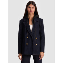 Women Jordan Denim Blazer Removable Hoodie - Blue [價格已含稅]