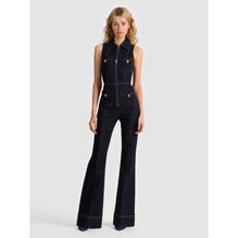 Women Rachel Sleeveless Denim Jumpsuit - Blue [價格已含稅]