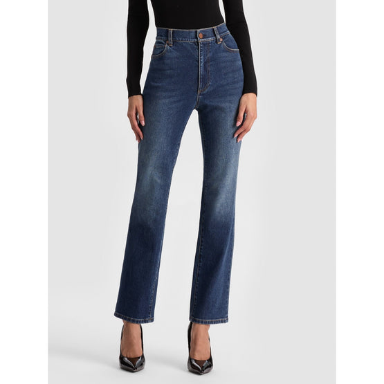 Women Casey Hr Slim Fit Jean - Blue [價格已含稅]