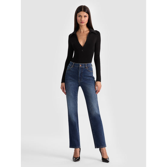 Women Casey Hr Slim Fit Jean - Blue [價格已含稅]
