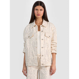 Women Jeff Embell Oversized Denim Jacket - Multi [價格已含稅]