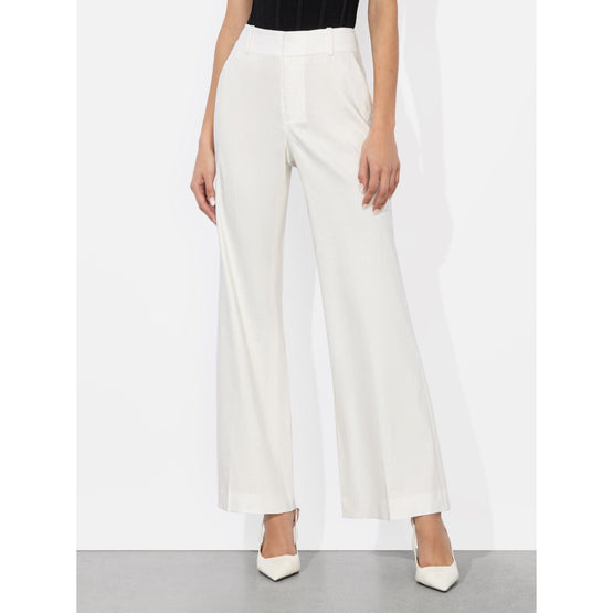 Women Quinn Hr Ankle Length Kick Flare Pant - White [價格已含稅]