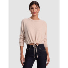 Women Bernetta Cropped Drawstring Pullover - Tan [價格已含稅]