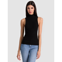 Women Darcey Novelty Ribbed Tank - Black [價格已含稅]